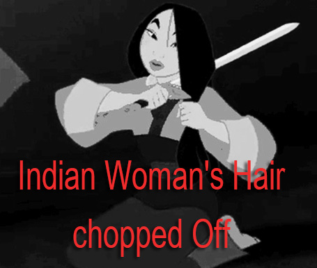 Indian Woman’s Hair chopped Off for extra-marital affair