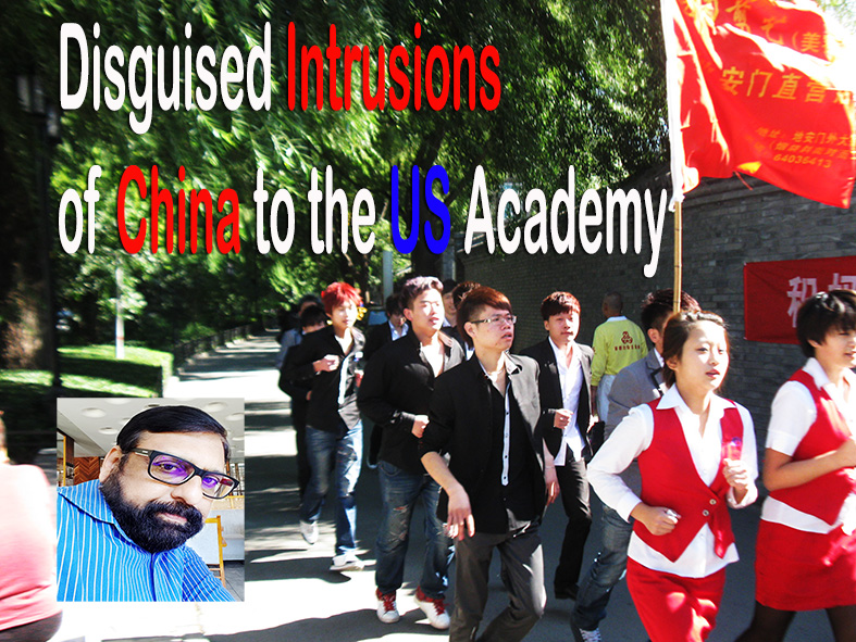 Disguised Intrusions of China to the US Academy