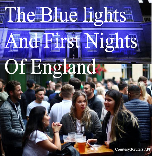 The Blue lights and First Nights of England