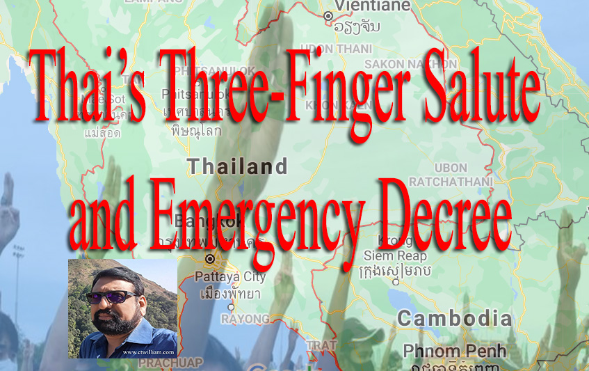 Thai’s Three-Finger Salute and Emergency Decree