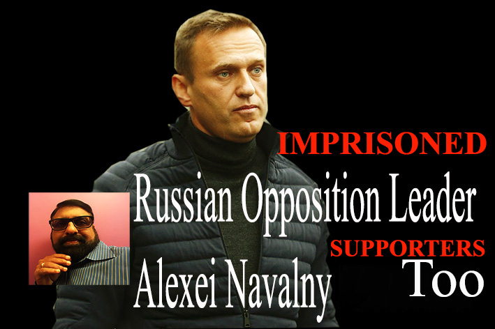 Alexei Navalny, Russian Opposition Leader Jailed.